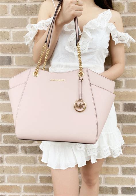 michael kors quinn pink blossom|Michael Kors pink purses.